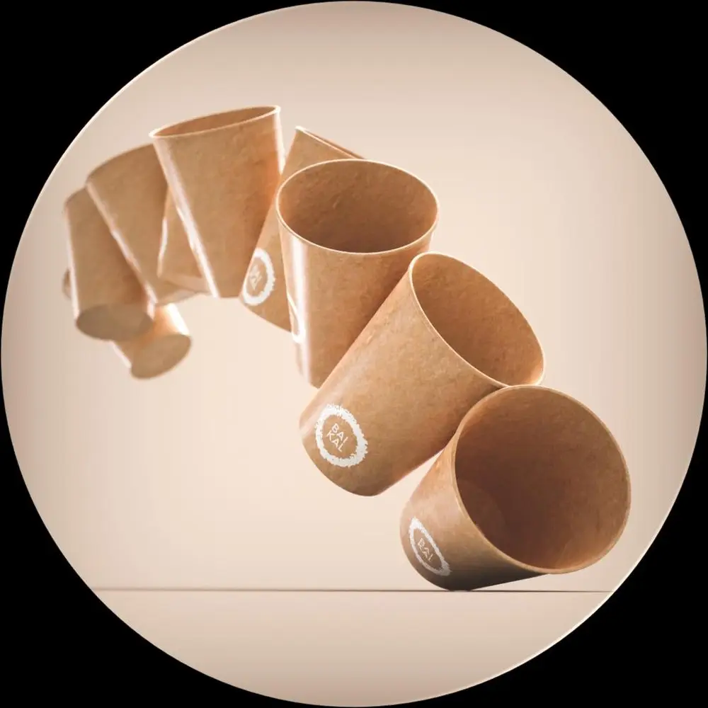 Wood-fibre and bio-based PP cups